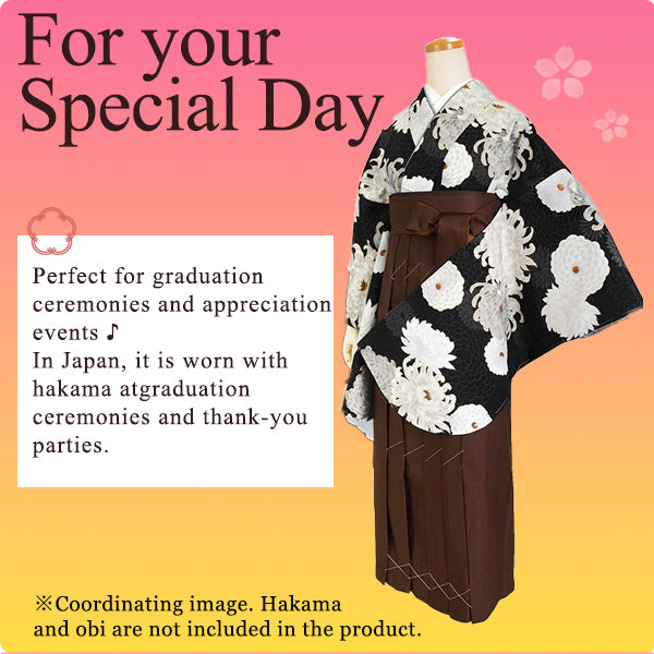 Woman's KIMONO for Hakama