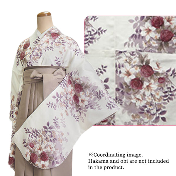 Woman's KIMONO for Hakama