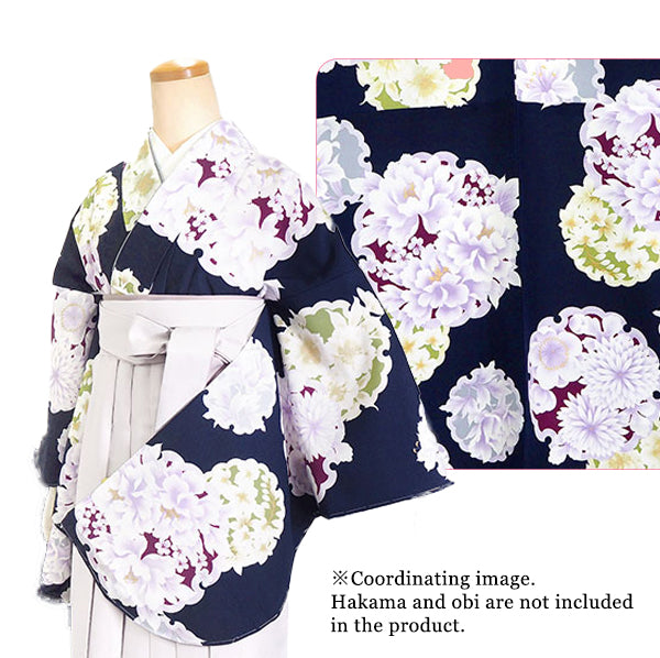 Woman's KIMONO for Hakama