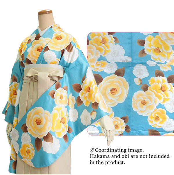 Woman's KIMONO for Hakama