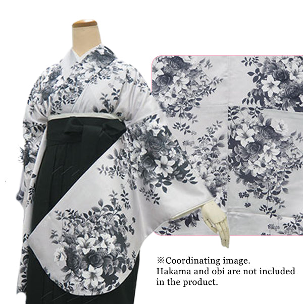 Woman's KIMONO for Hakama