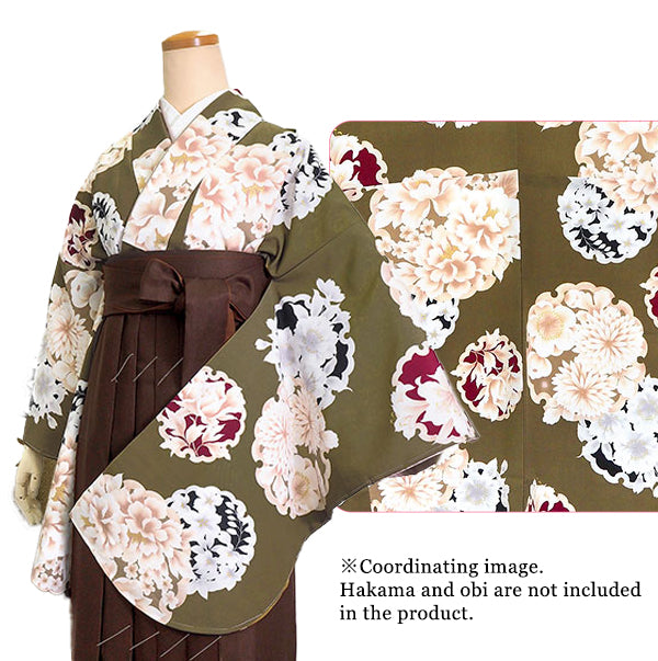 Woman's KIMONO for Hakama