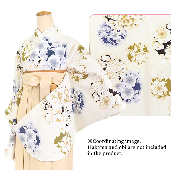 Woman's KIMONO for Hakama