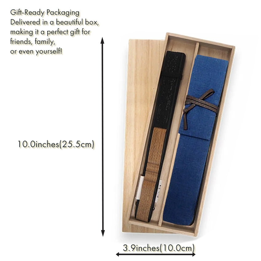 Folding Hand Fan for Men ,Surface Silk, Bamboo Frame,  moss green base, Wind God & Thunder God Design