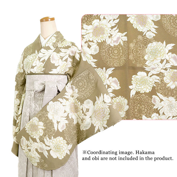 Woman's KIMONO for Hakama