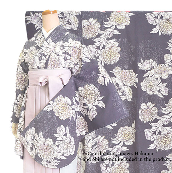 Woman's KIMONO for Hakama