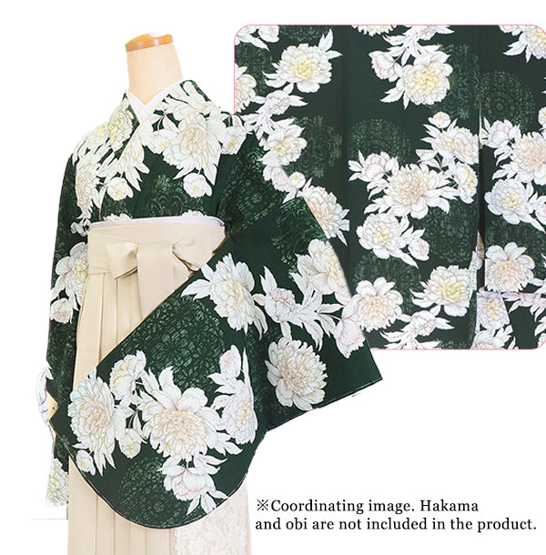 Woman's KIMONO for Hakama