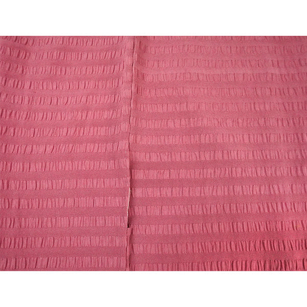 Vintage Haori Kimono Jacket Silk, Dark Pink base, Stripes