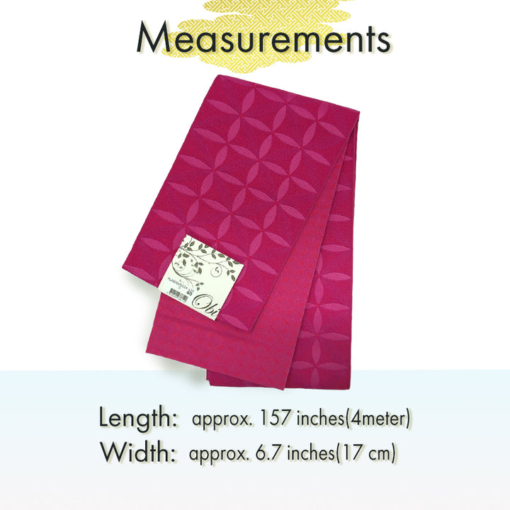 Women's Lightweight Cotton Yukata ＆Obi -2piece Coordinate set, Casual Summer Kimono  -Navy Base with Nadeshiko Flowers