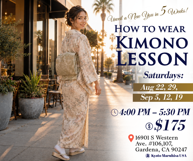 Learn the Art of Kimono Dressing in Gardena! 