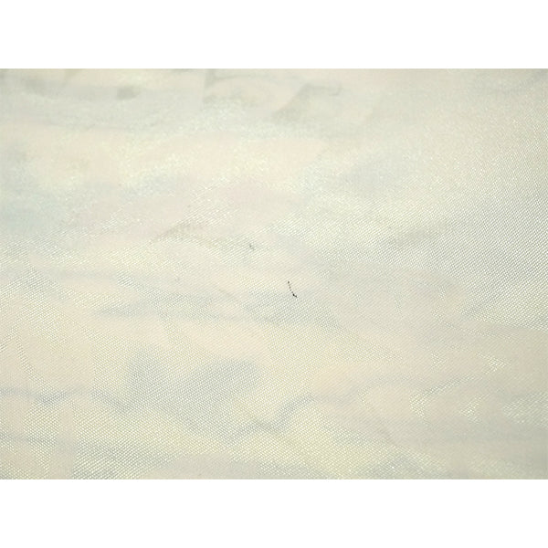 Vintage Haori Kimono Jacket Silk, Ivory Beige base, Clouds, Flowing Water, Maple Leaves & Mist Patterns