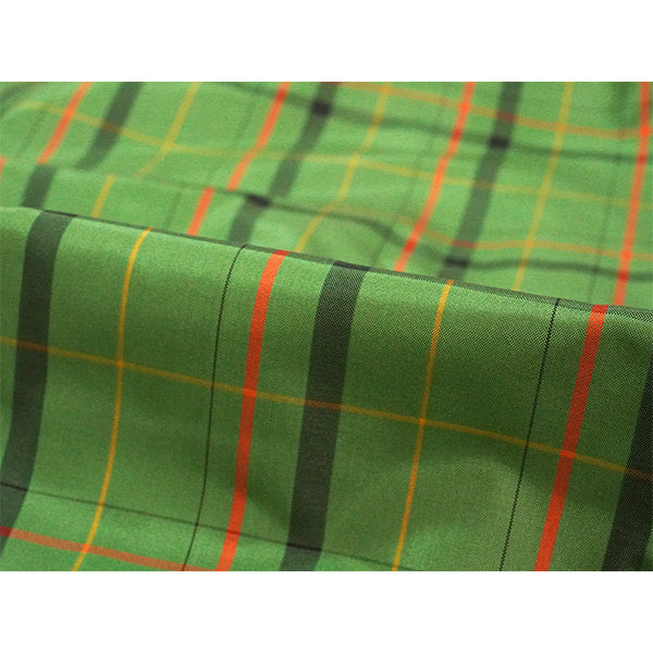 Vintage Haori Kimono Jacket Silk,Green base, Lattice Pattern