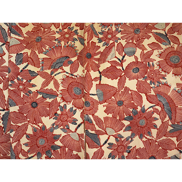 Vintage Haori Kimono Jacket Silk,Beige base, Elegant Floral Pattern