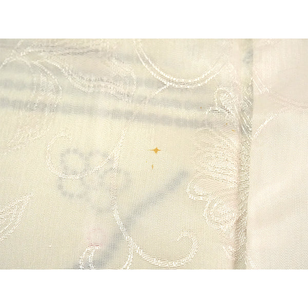 Vintage Haori Kimono Jacket Silk, Beige base, Pine, Bamboo, Plum & Chrysanthemums