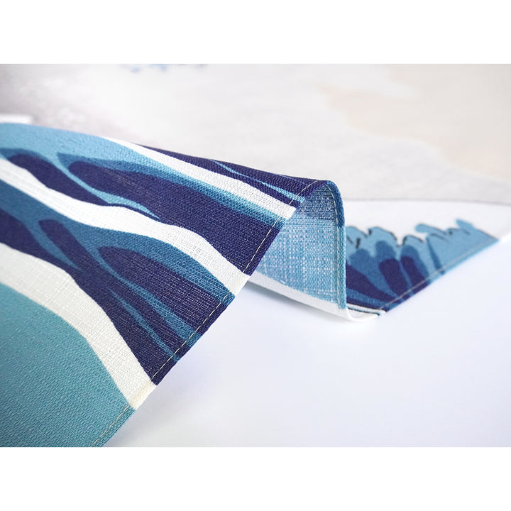 Furoshiki –japanese traditional wrapping cloth, 27.5inch, 41.0inch, cotton , Hokusai’s iconic ukiyo-e