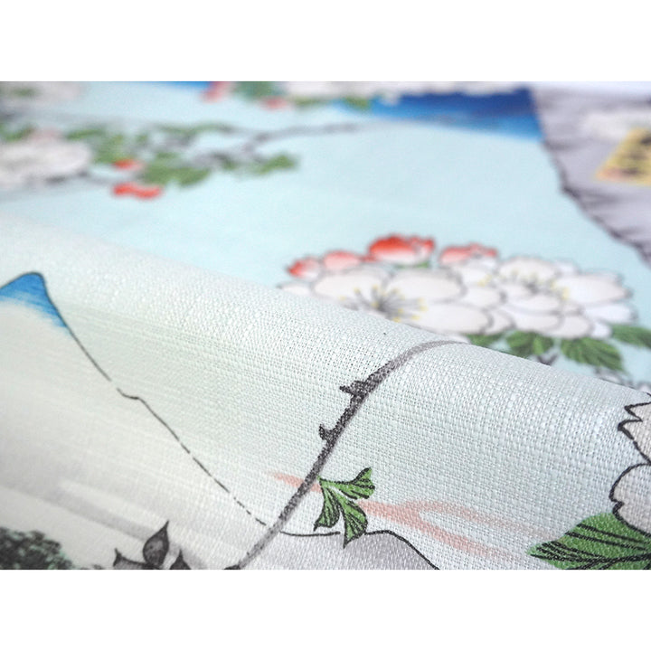 Furoshiki –japanese traditional wrapping cloth, 27.5inch, cotton , features Hiroshige’s iconic ukiyo-e