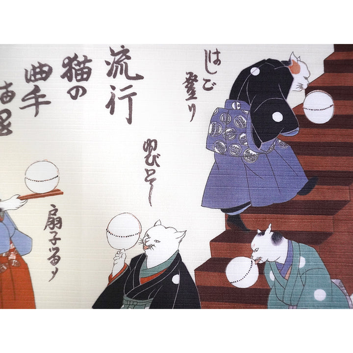 Furoshiki –japanese traditional wrapping cloth, 19.7inch, cotton , features Utagawa Kuniyosh’s iconic ukiyo-e