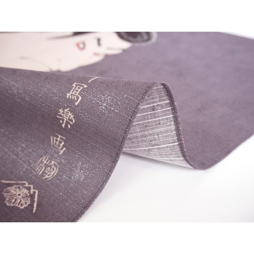 Furoshiki –japanese traditional wrapping cloth, 19.7inch, cotton , features Sharaku’s iconic ukiyo-e