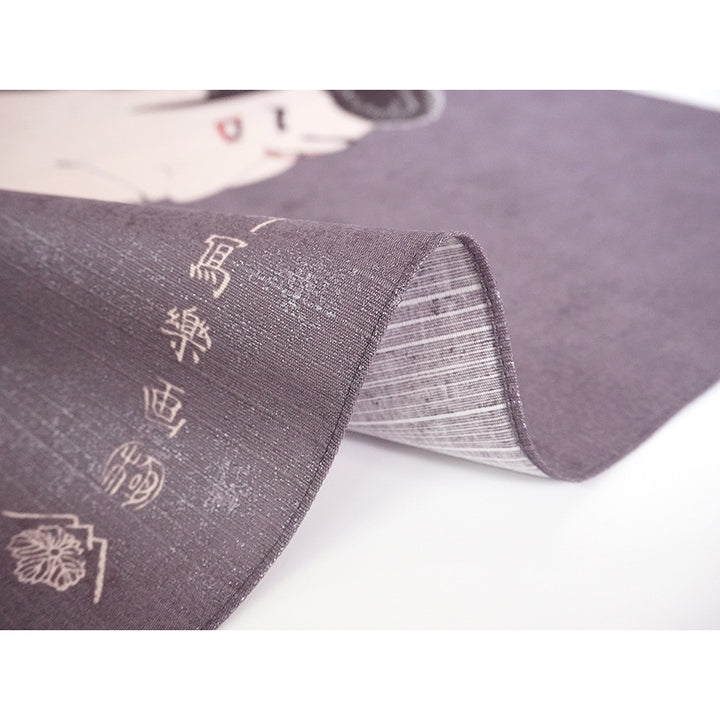 Furoshiki –japanese traditional wrapping cloth, 19.7inch, cotton , features Sharaku’s iconic ukiyo-e