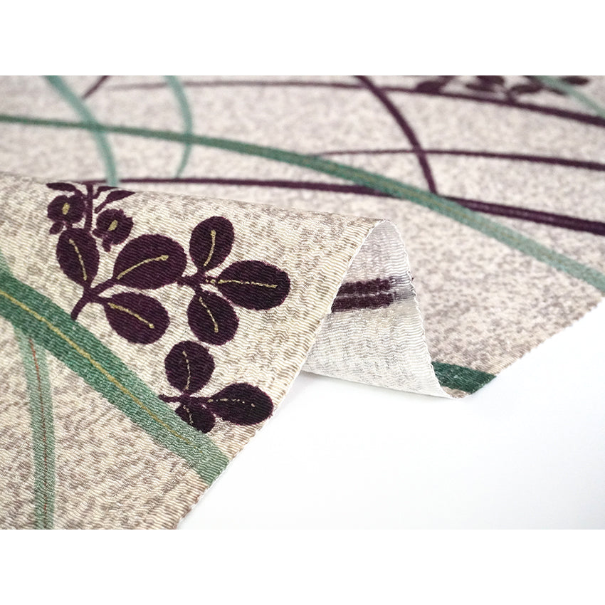 Furoshiki –japanese traditional wrapping cloth, 26.7 inch, Layon, Rabbit , Autumn Grass