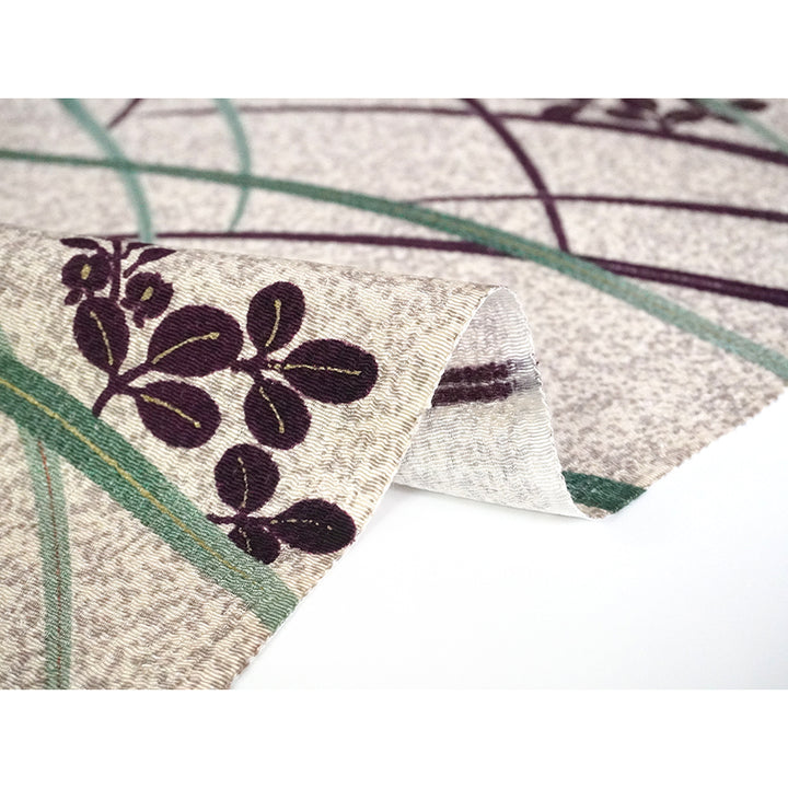 Furoshiki –japanese traditional wrapping cloth, 26.7 inch, Layon, Rabbit , Autumn Grass