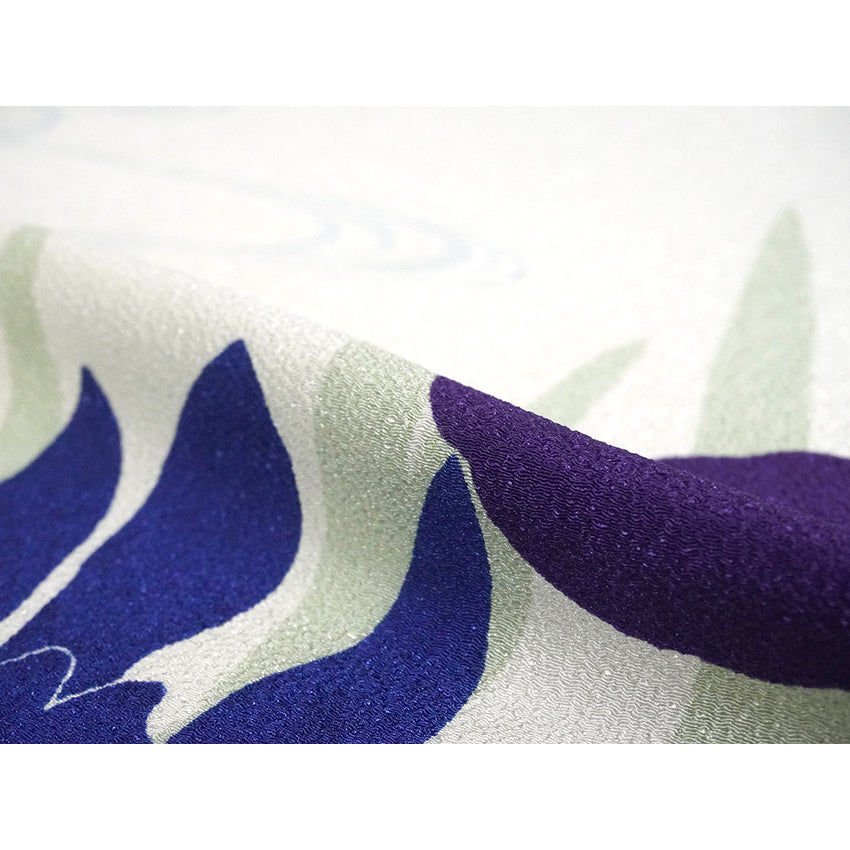 Furoshiki –japanese traditional wrapping cloth, 27.5inch, polyester , Iris Pattern