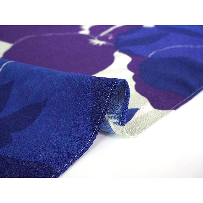 Furoshiki –japanese traditional wrapping cloth, 27.5inch, polyester , Iris Pattern