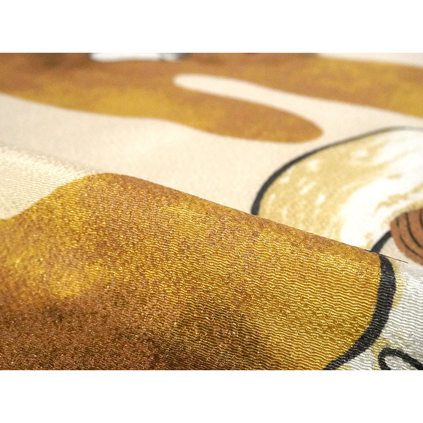 Furoshiki –japanese traditional wrapping cloth, 26.7inch, Layon, iconic Wind and Thunder Gods by Tawaraya Sotatsu