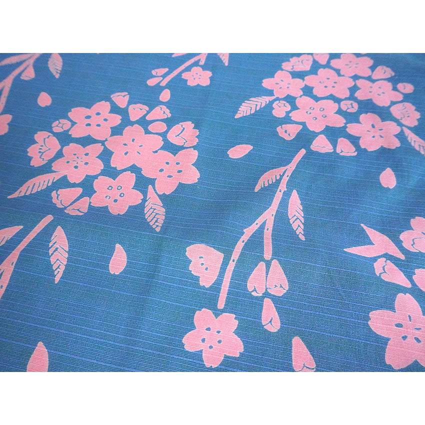 Furoshiki –japanese traditional wrapping cloth, 19.7inch, 41.3inch, cotton , cherry blossom (sakura) motif
