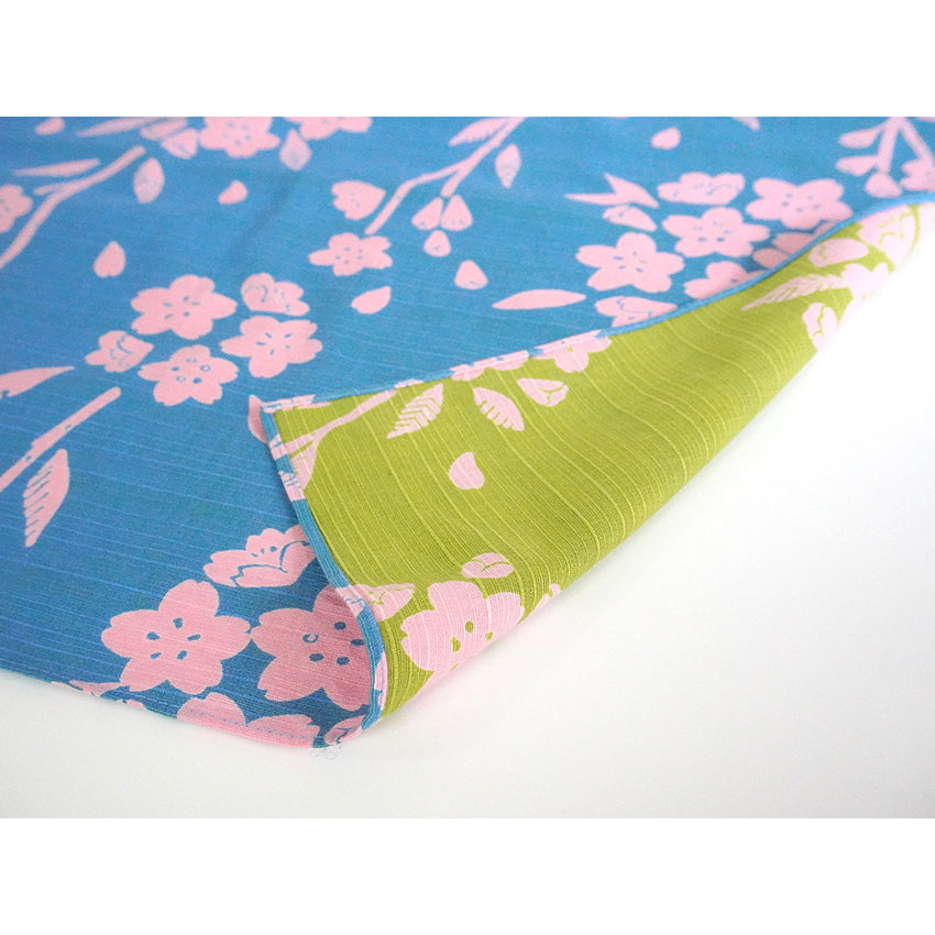 Furoshiki –japanese traditional wrapping cloth, 19.7inch, 41.3inch, cotton , cherry blossom (sakura) motif