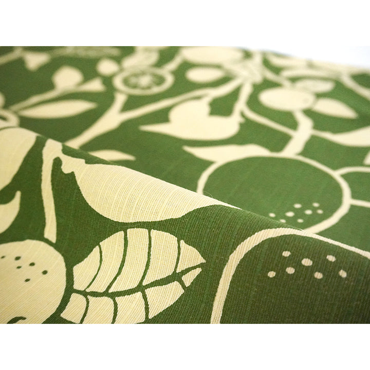 Furoshiki –japanese traditional wrapping cloth, 19.7inch, 41.3inch, cotton , vibrant botanical pattern