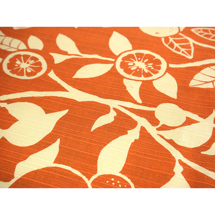 Furoshiki –japanese traditional wrapping cloth, 19.7inch, 41.3inch, cotton , vibrant botanical pattern