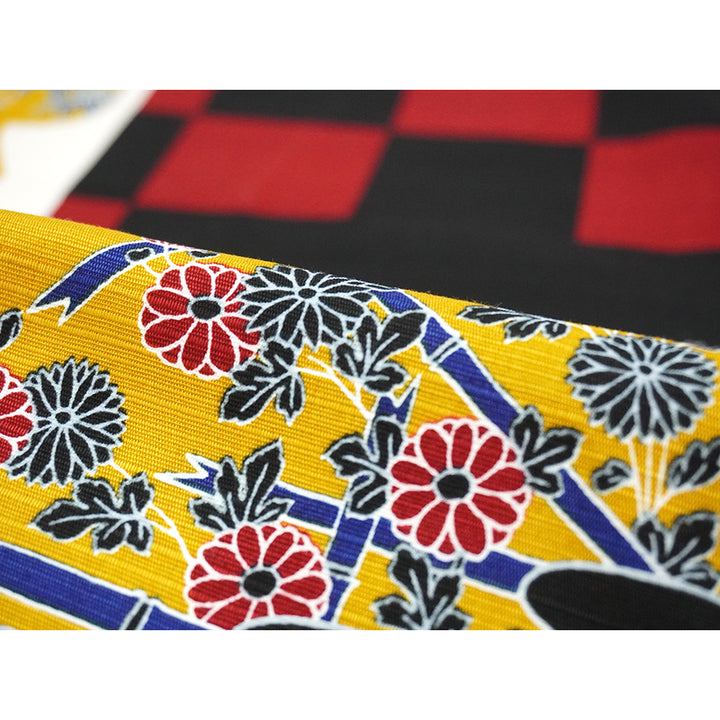 Furoshiki –japanese traditional wrapping cloth, 46.4 inch, cotton,  Ichimatsu pattern