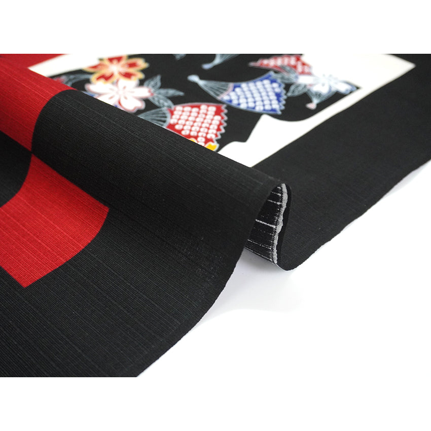 Furoshiki –japanese traditional wrapping cloth, 46.4 inch, cotton,  Ichimatsu pattern