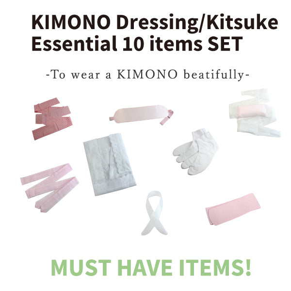 Kimono Dressing/Kitsuke Essential 10 Items Set