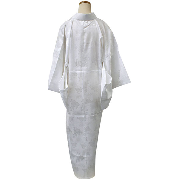 Women's Washable Nagajuban,Kimono Undergarment with Haneri White/Pink