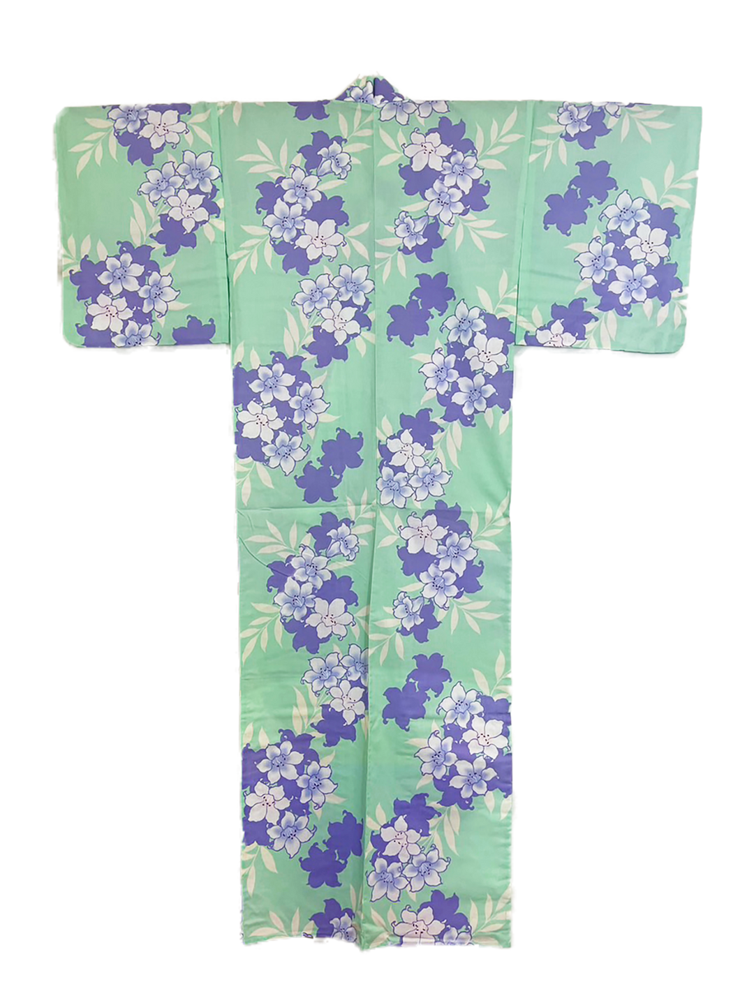 Women's Cotton Yukata, Casual Summer Kimono - Light green