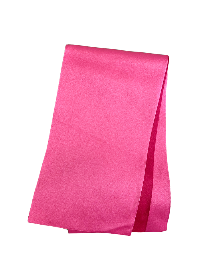 Women's Hanhaba-Obi / Half-width Obi : Pink / Strong Pink