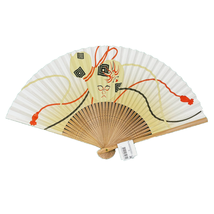 Japanese Sensu Foldable Fan | Paper Type, Kabuki Style