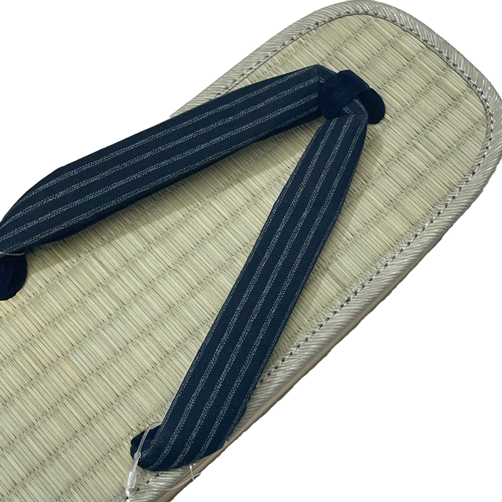 Men's Tatami setta sandals : Dark Blue, Striped pattern