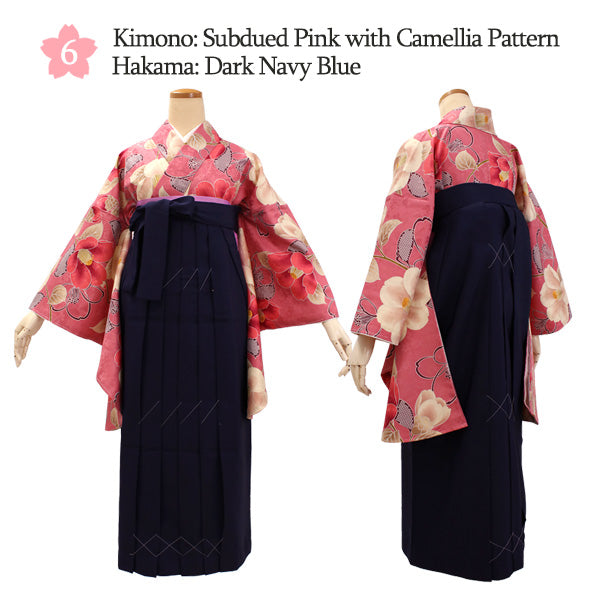 Woman's Kimono and Hakama -12piece- full Set