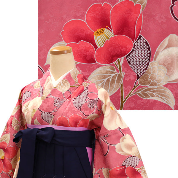 Woman's Kimono and Hakama -12piece- full Set