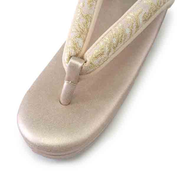 Robe De'collete'e formal sandals for traditional attire for TEA ceremony【GOLD】【S/M/L/2L/3L】