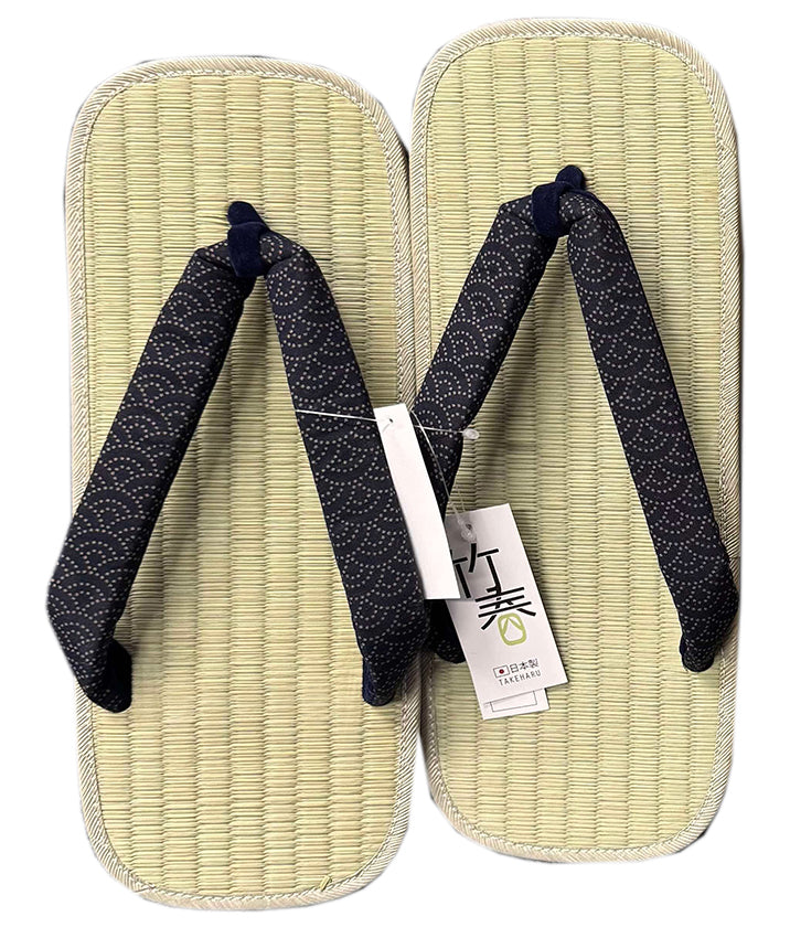 Men's Tatami setta sandals : Wave pattern 4L