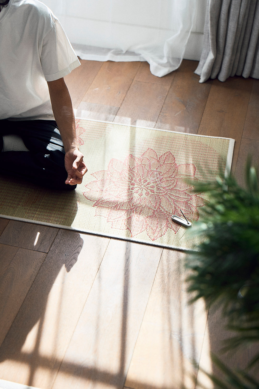 Japanese Tatami yoga mat