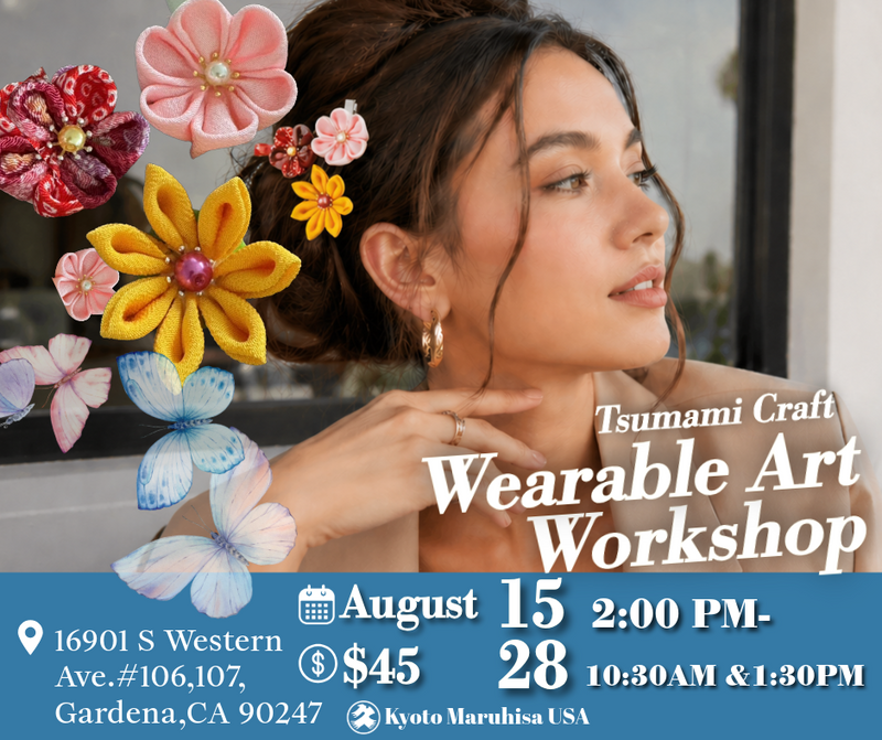 【August 15🌸】Craft Your Own Wearable Art! Japanese Tsumami Craft Workshop