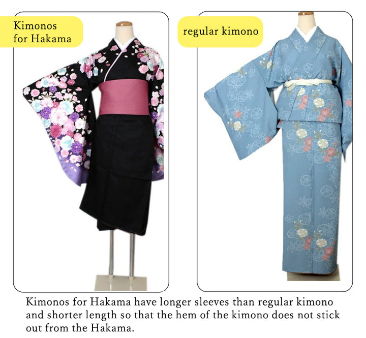 Woman's KIMONO for Hakama