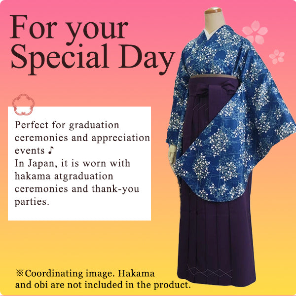 Woman's KIMONO for Hakama