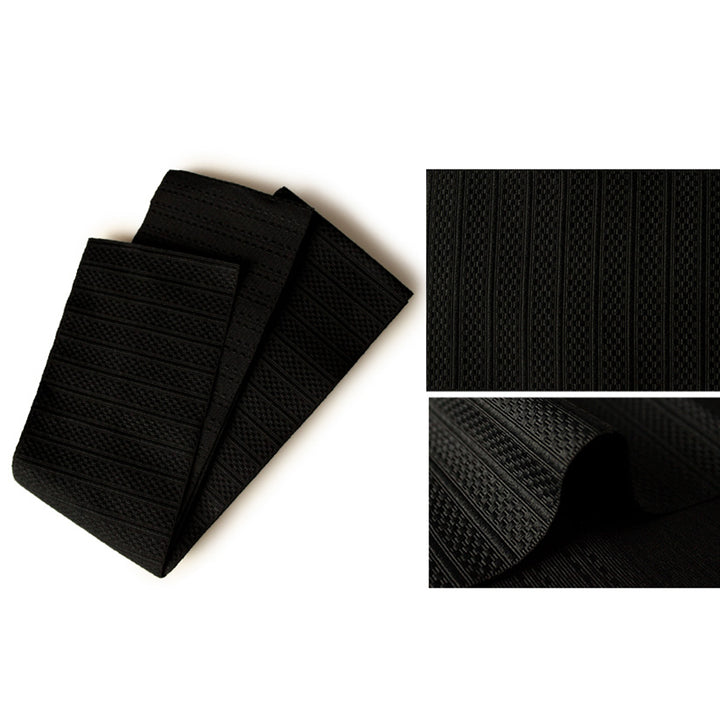 Men's Yukata 4-Piece Set – Yukata, Obi Belt, Geta Sandals & Waist Tie | Choose from 6 Traditional Japanese Patterns, Circle, Geometric, Hemp Leaf (Asanoha),  Seven Treasures (Shippo)