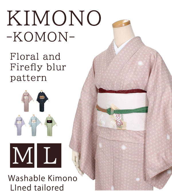 Washable Kimono  -KOMON- tailored M/L